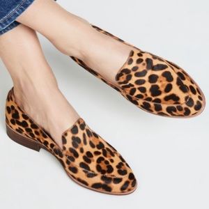 Madewell The Frances Loafer in Leopard Calf Hair